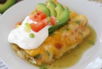 Ultimate Green Chile Chicken Enchiladas