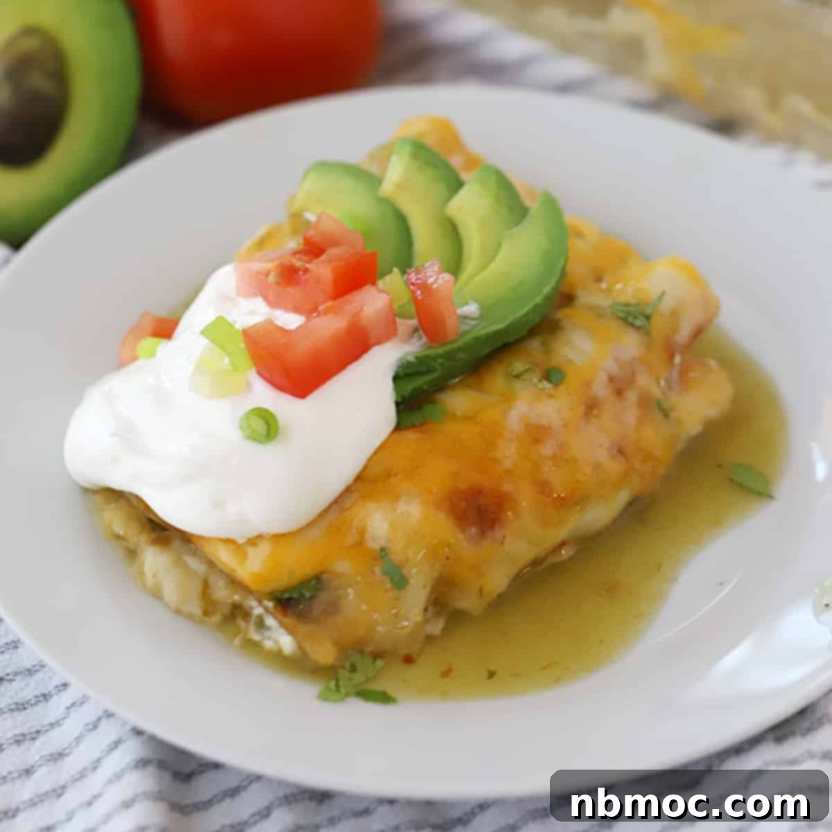Ultimate Green Chile Chicken Enchiladas 1 featured 10422