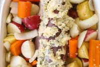 Garlic Herb Pork Tenderloin with Roasted Potatoes