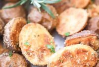 Golden Rosemary Parmesan Fingerlings