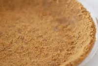 Spiced Gingersnap Crumb Crust