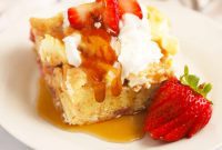 Sweet Strawberry French Toast Casserole