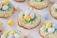 Adorable Coconut Macaroon Easter Nests