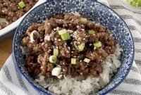 Quick Korean Beef Bowls