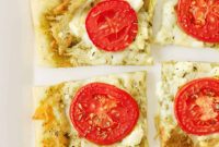 Artisan Three Cheese Pesto Flatbread