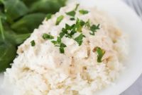 Easy Slow Cooker Chicken with Creamy Gravy