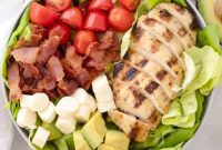 Smoky Grilled Chicken & Crispy Bacon BLT Salad