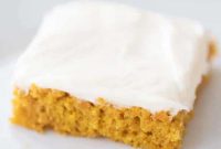 Harvest Pumpkin Spice Squares