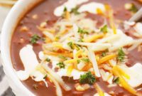 Zesty Black Bean Fiesta Soup