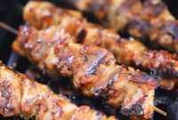 Sticky Teriyaki Chicken Skewers