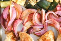 Zesty Chili Lime Sheet Pan Chicken and Veggies