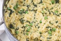 Zesty Lemon Orzo with Spring Peas