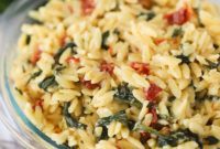 Creamy Tuscan Orzo