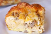 Effortless Sausage Egg Biscuit Brunch Bake