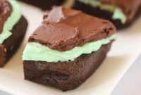 Emerald Mint Fudge Brownies