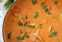 Thai Coconut Chicken Curry Soup