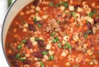 Rustic Italian Pasta and Bean Soup