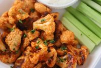 Fiery Cauliflower Wings