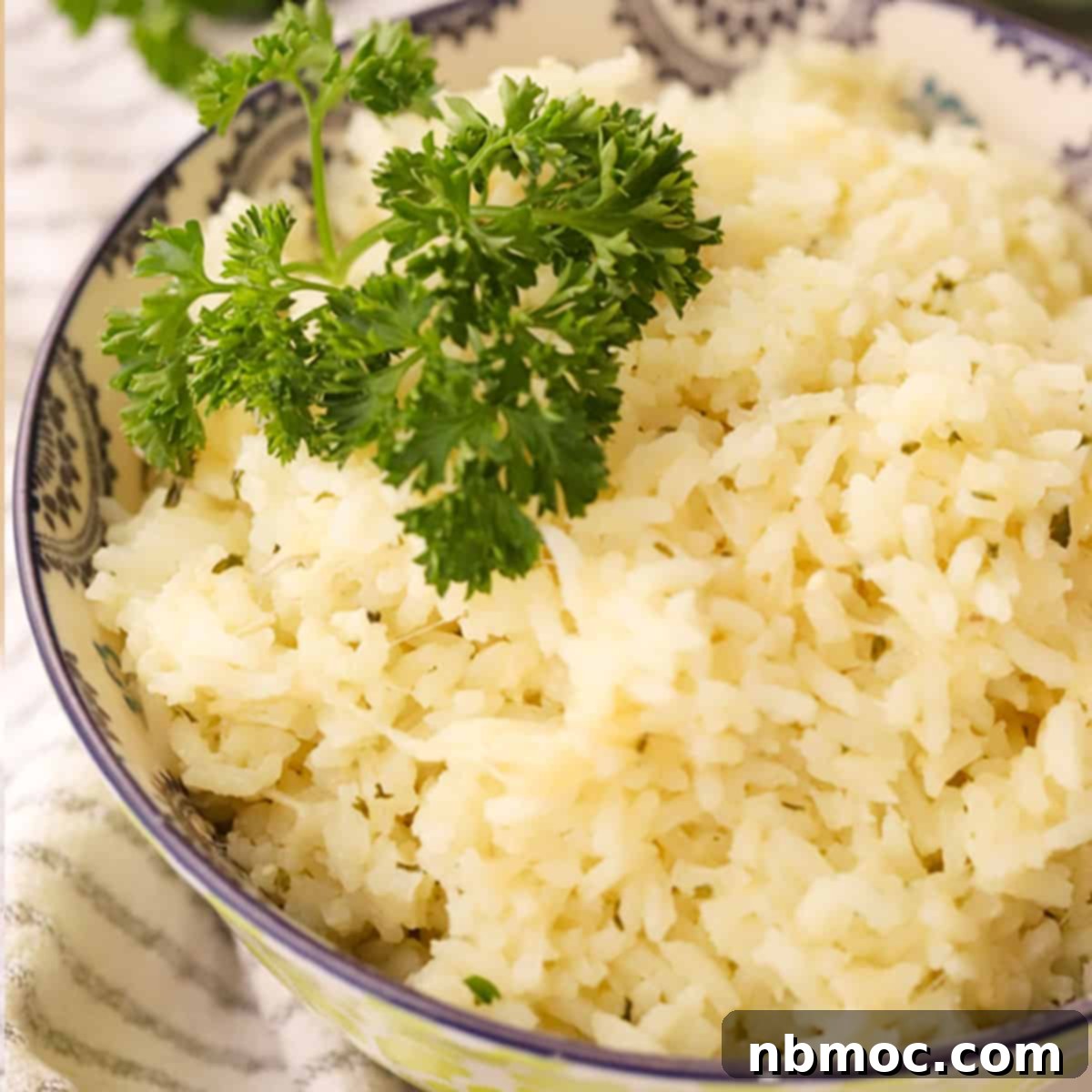 Buttery Garlic Parmesan Rice 1 featured 7324