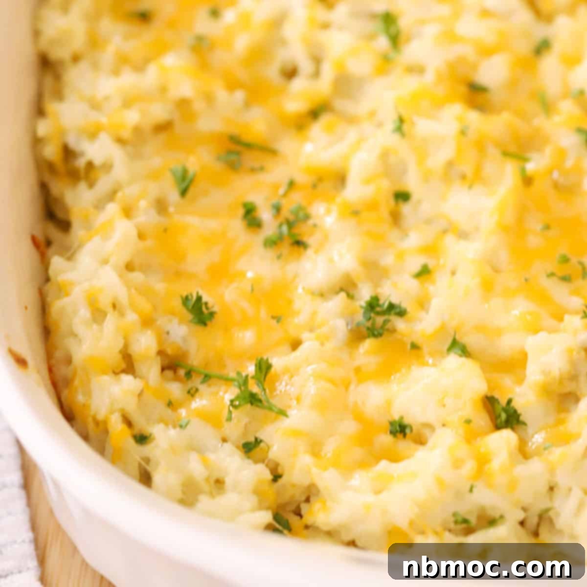 Creamy Green Chile Rice Bake 1 featured 7373
