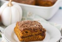 Autumn Spiced Pumpkin Coffee Cake