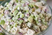 Tangy Dill Pickle Chicken Salad