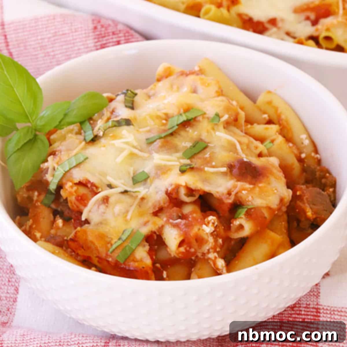 Quick and Comforting Baked Ziti 1 featured 9120
