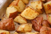 Golden Roasted Red Skinned Potatoes