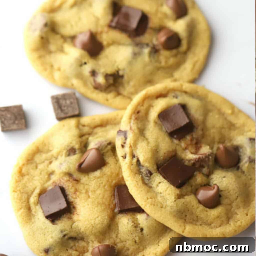 Einkorn Chocolate chip cookies, perfect for individuals with gluten sensitivity.