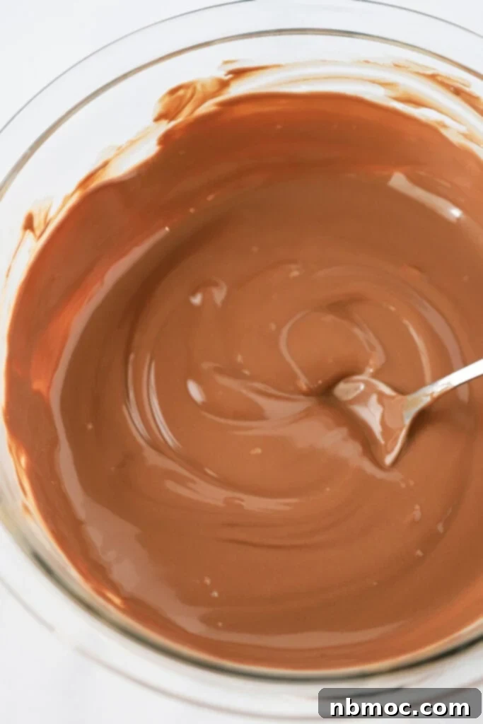 how to melt chocolate for candy