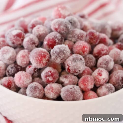 sugared cranberries