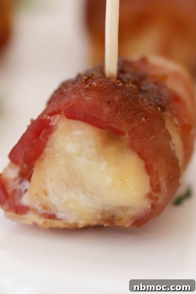 Raw bacon wrapped chicken with a generous dusting of brown sugar, ready for baking to achieve a perfect caramelization.