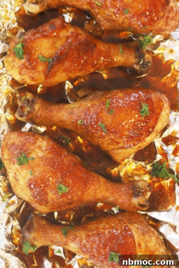 Oven-baked honey soy chicken drumsticks recipe, crispy and juicy.