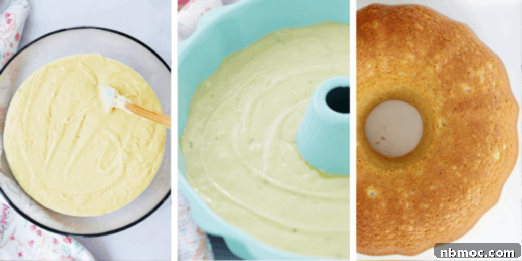 Verdant Lime Crown 3 how to make this lime cake recipe in a bundt cake pan.