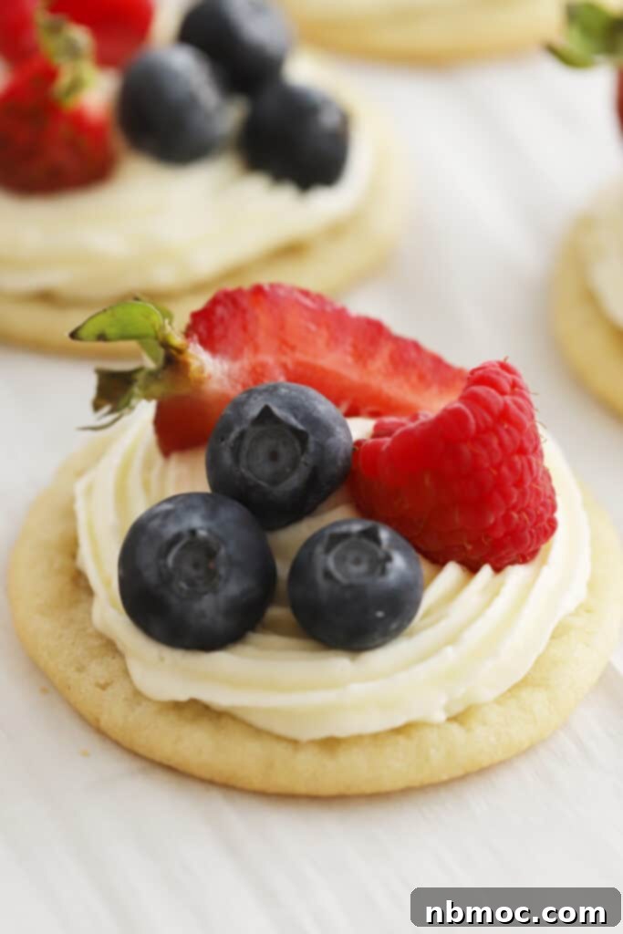 how to make sugar cookie fruit pizza 