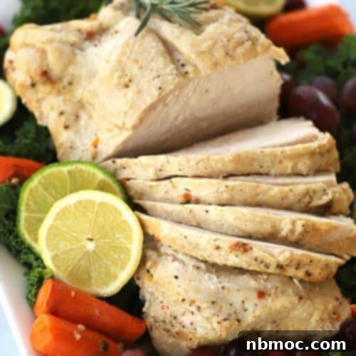 Slow Cooker Boneless Turkey Breast with 3-citrus marinade