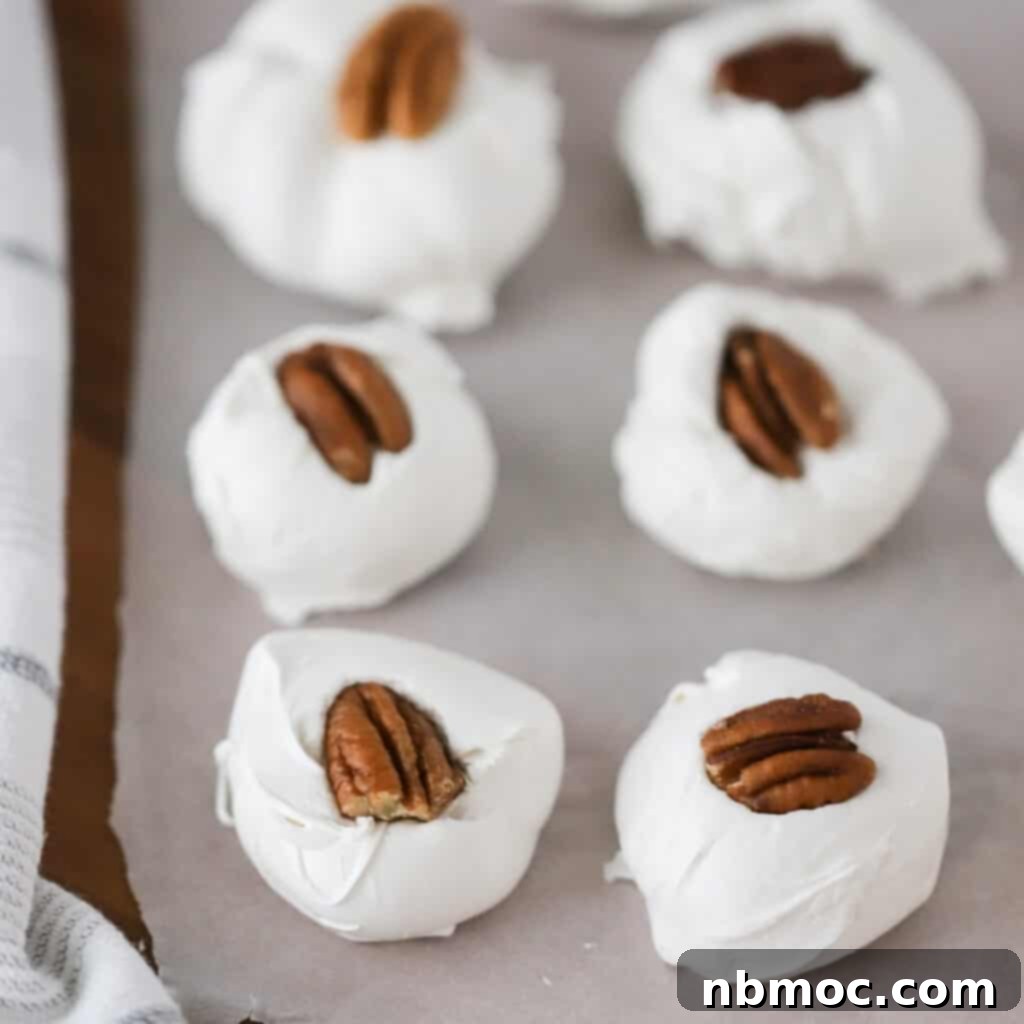 Perfectly crafted homemade Divinity Candy, a classic recipe for Christmas treats.