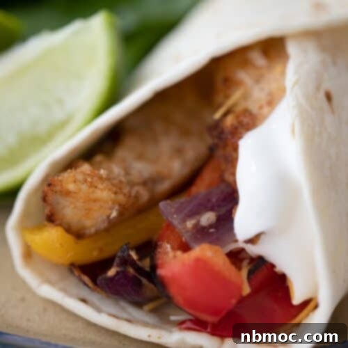 chicken fajita tacos