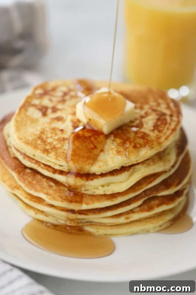 how to make the best einkorn buttermilk pancake recipe. 