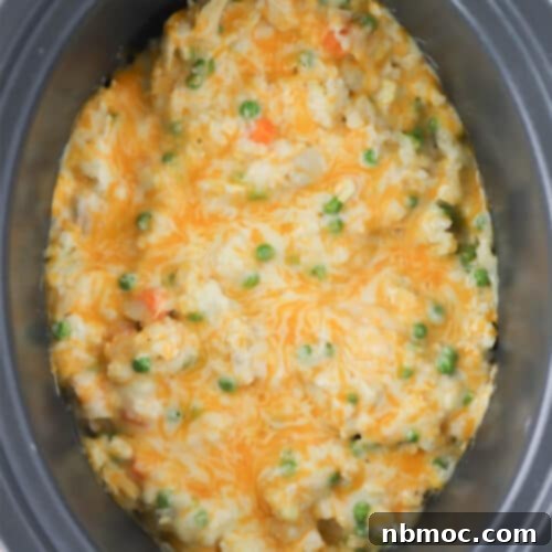 Effortless Cheesy Chicken and Rice Feast 7 chicken and rice crockpot, crock pot cheesy chicken and rice, chicken and rice in crock pot.