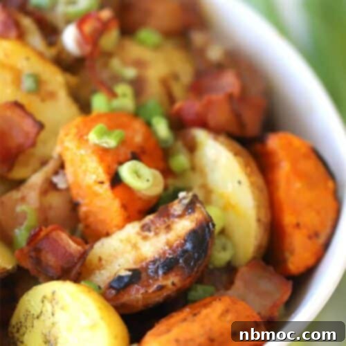 grilled potato salad with bacon