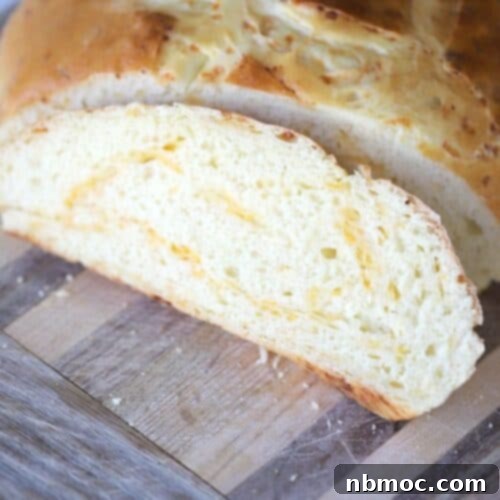 Rustic Cheddar Cheese Bread Recipe