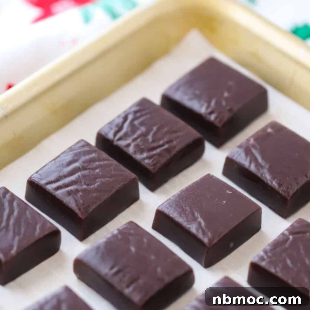 21+ Decadent Caramel Dessert Recipes 8 Artfully arranged black licorice caramel candies.