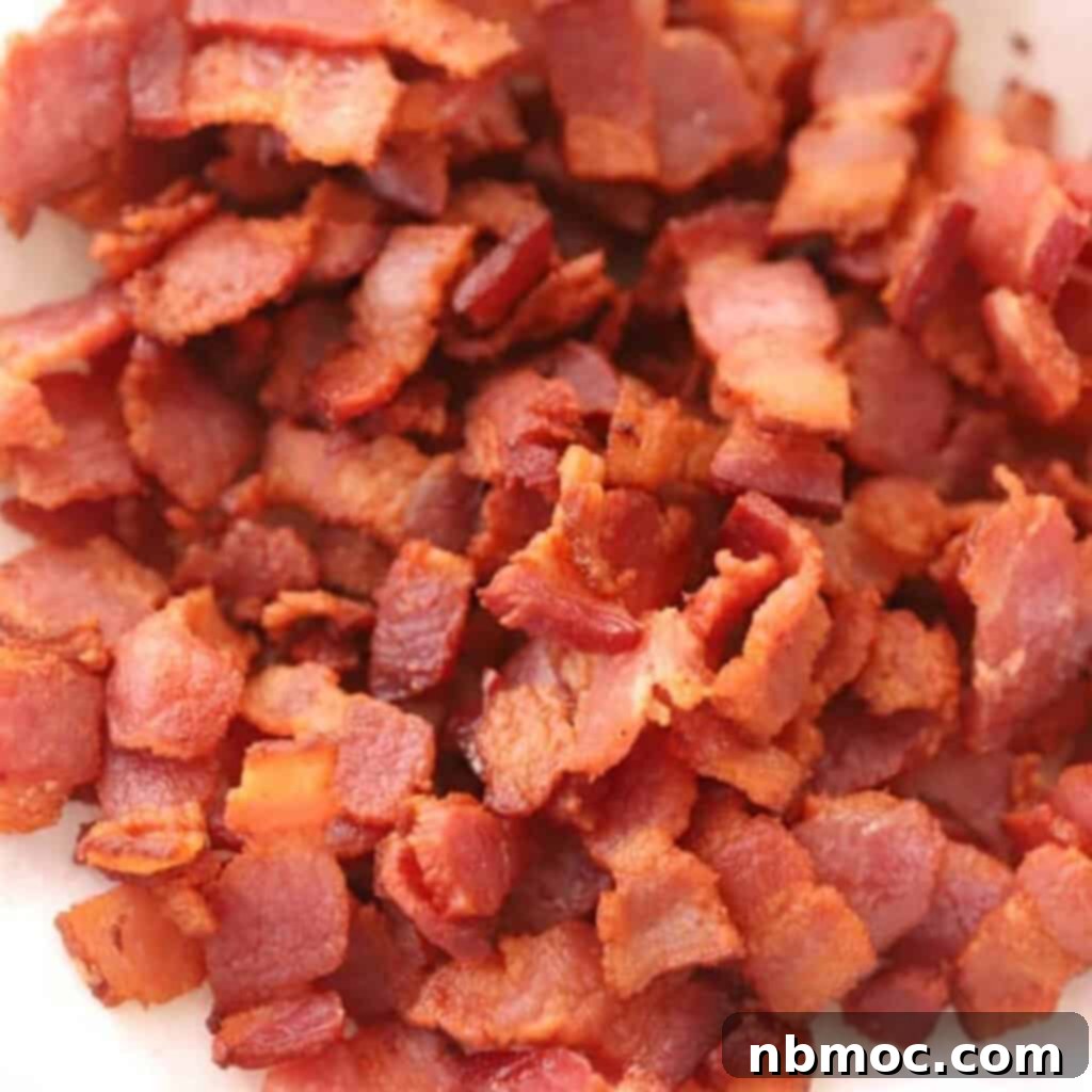 easy recipe for bacon bits. how to make bacon bits.