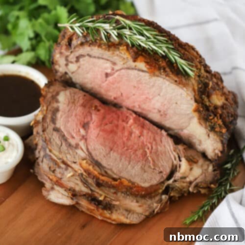 how to cook prime rib, prime rib with bone, standing rib roast recipe.