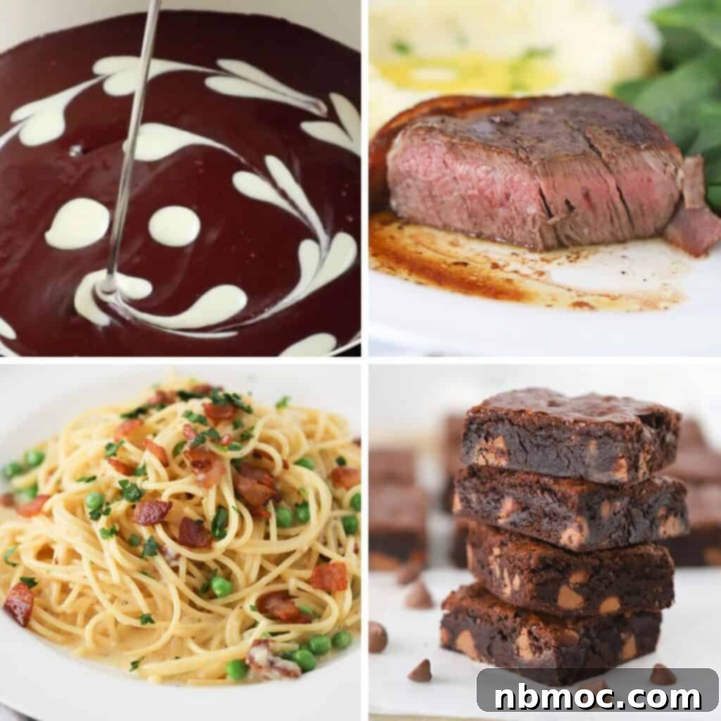 Valentines Day Dinner Inspiration 2 A beautifully arranged Valentine's Day dinner spread with a variety of dishes, perfect for a romantic evening or family celebration.