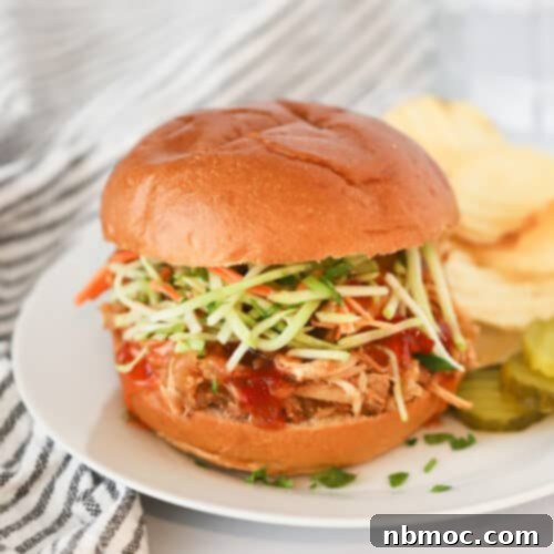 Slow Cooker Zesty Pulled Chicken Sliders 6 easy to make Tangy Chicken Sliders recipe made in a slow cooker.