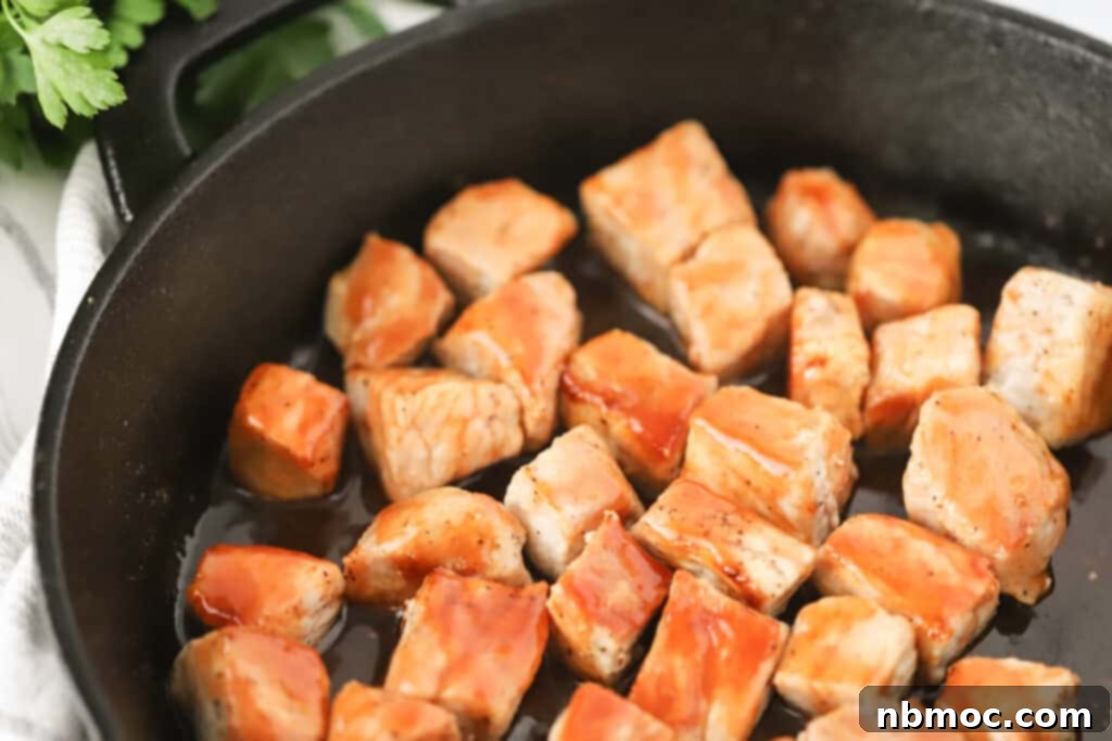 Buffalo Pork Poppers 5 quick and easy pork bites, buffalo pork bite recipe.