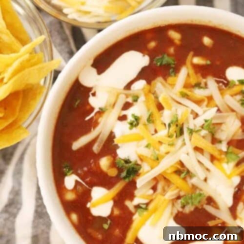 Zesty Black Bean Fiesta Soup 5 southwest black bean soup recipe