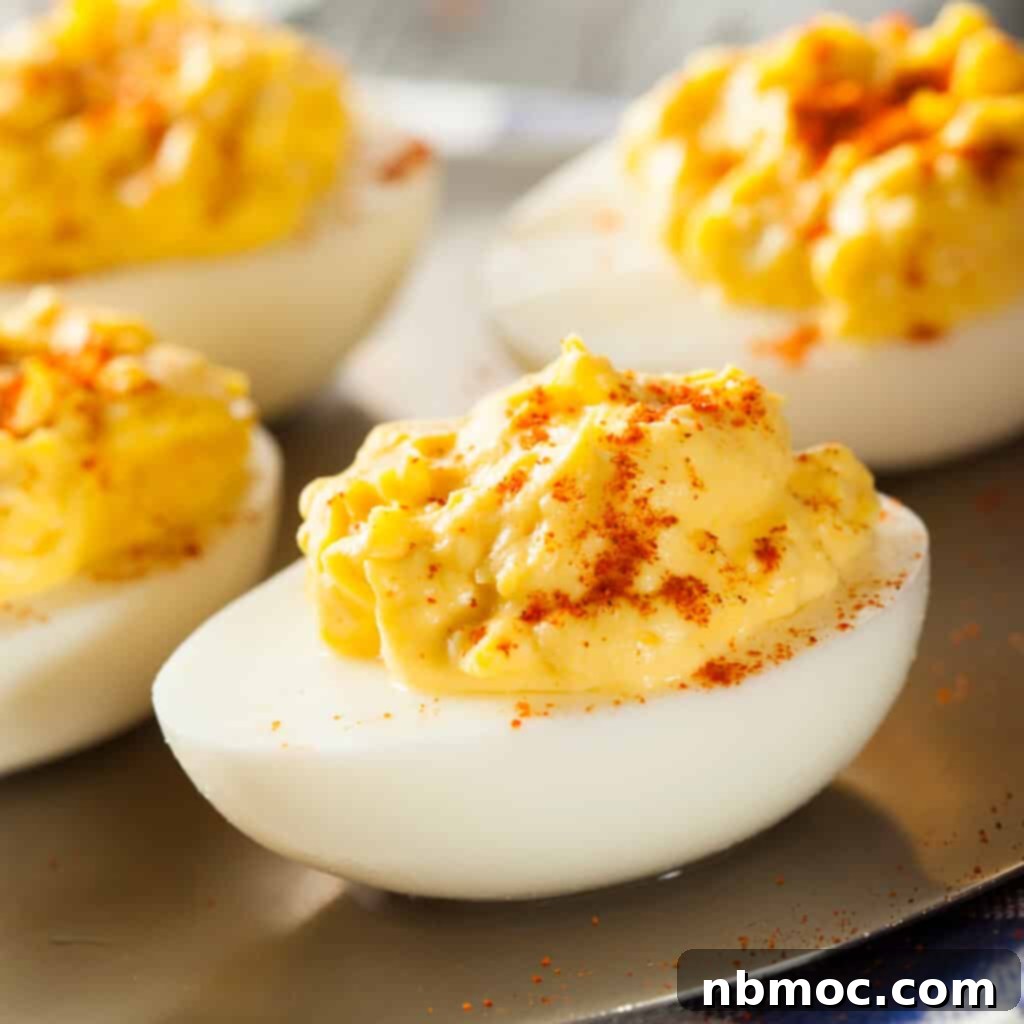 deviled eggs, 4th of july side dishes, 4th of july potluck ideas.